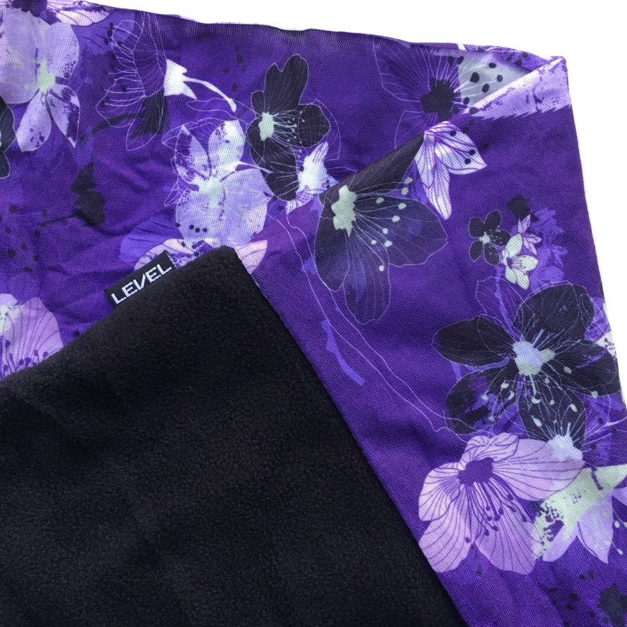 Бандана-бафф багатофункціональна Level SAKKURA One size Black/violet (LSMS21U2M)