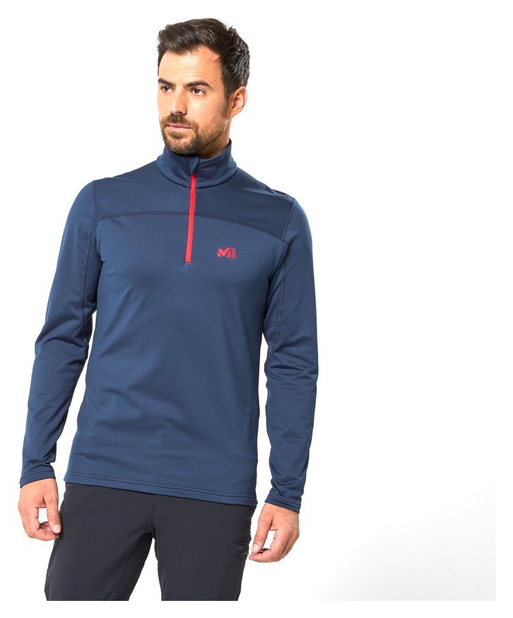 Кофта флісова чоловіча Millet SENECA TECNO PO M M Saphir 7317 (MIV8900-WRH)