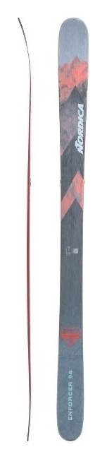 Лижі гірські (без кріплень) Nordica ENFORCER 94 179см Grey/red (0A130800) WRH