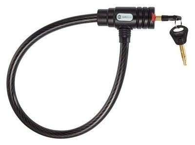 Замок для велосипеда тросовий Cycledesign SPEAR KEY Black (CDLK0029)