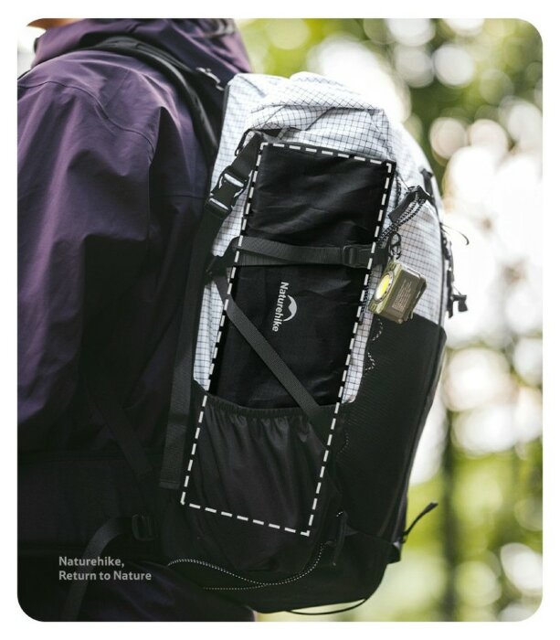 Складаний стіл Naturehike CNK2450JJ024, 31х21 см, алюміній, чорний