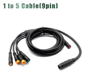 Кабель 2 до 4 750*150мм вологозахищені роз'єми (роз'єми для торм. ручок, ручки газу, дисплея, фари) GP