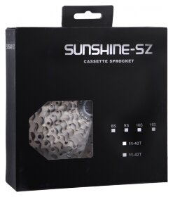 Касета 11-к 11-42T SUNSHINE CS-HR11-42 на 2-му алюм. павуку