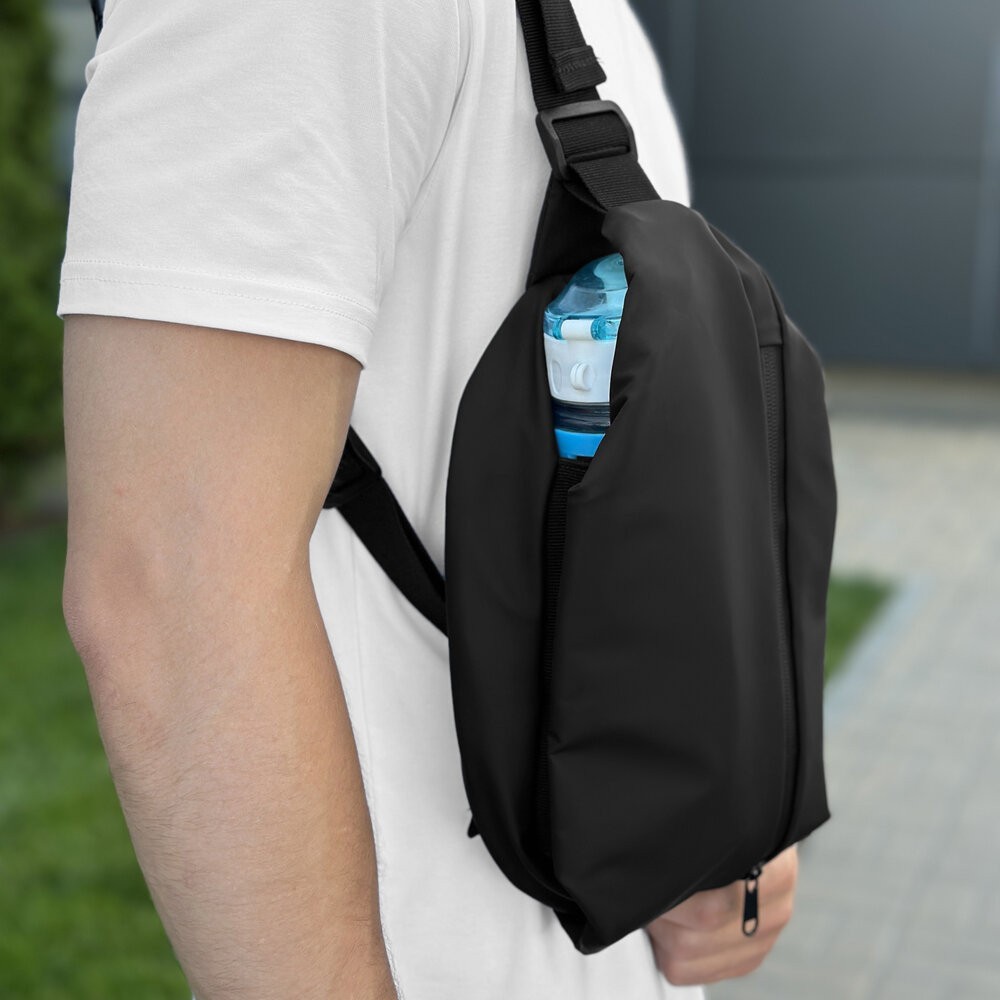 Чоловіча бананка чорна Pobedov Minimal