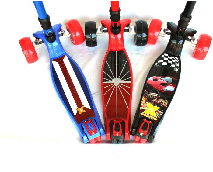 Самокат BAVAR SPORT МОД (9036), червоний