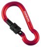 Munkees 3247 карабін Pear with Screw Lock 7 mm x 70 mm red Фото - 1