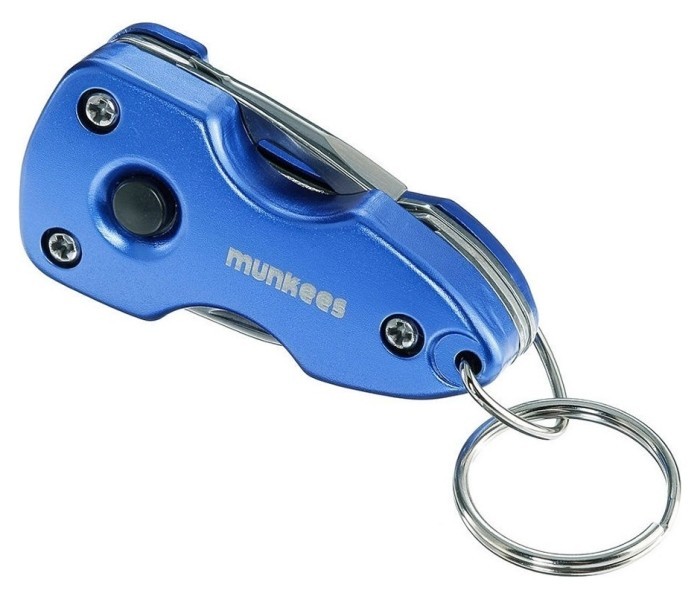 Munkees 2567 брелок-мультінструмент Led Light Multi Tool blue