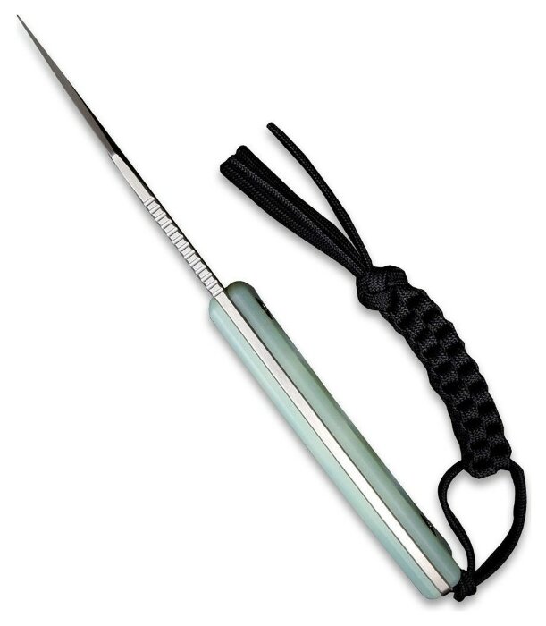 Ніж фіксований туристичний Sencut Waxahachie, (9.4 см) 9Cr18MoV / G10 світло-зелений