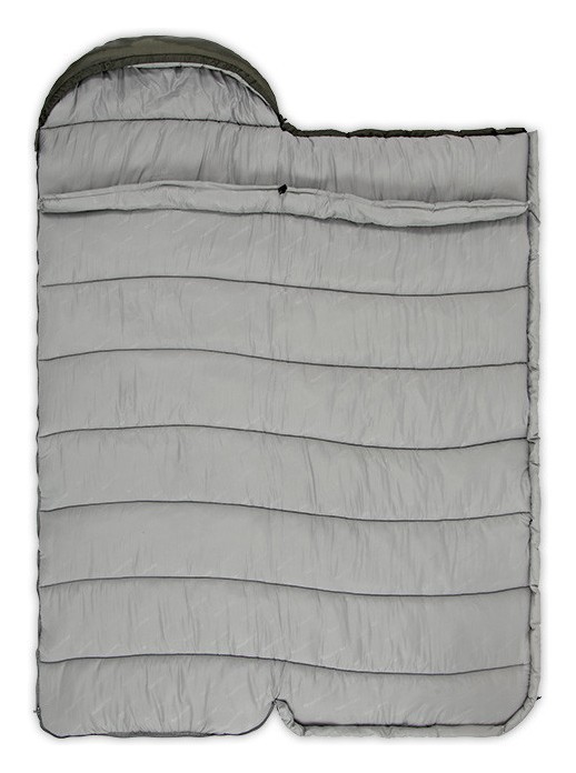 Спальник з капюшоном Naturehike U250 NH20MSD07, (6°C), лівий, темно-зелений