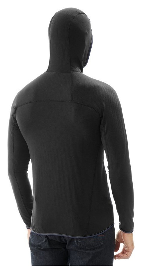 Кофта флісова чоловіча Millet TRILOGY LIGHTGRID HOODIE M L Black/noir 0247 (MIV8441-WRH)