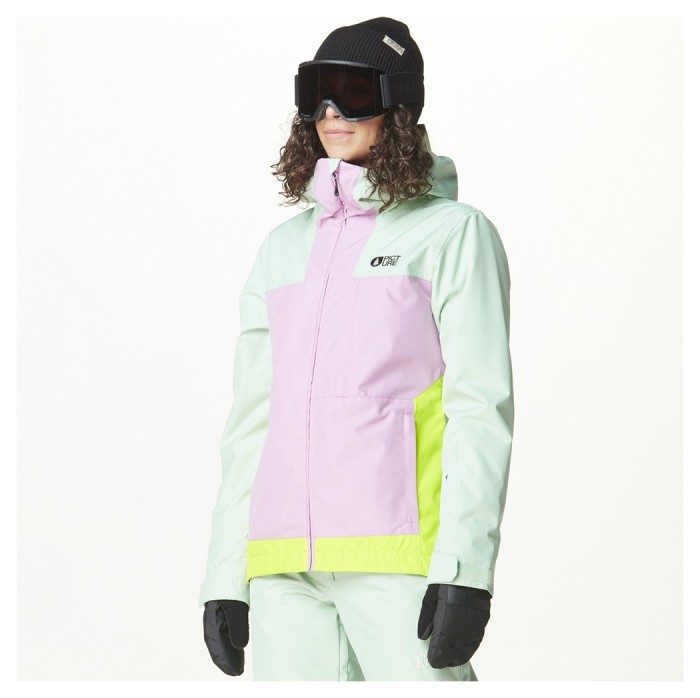 Picture Organic куртка лижна Seakrest W 2025 silt green-orchid-acid lime M
