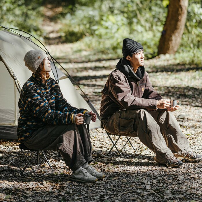 Стілець складаний Naturehike CNK2550JJ011, алюміній, чорний