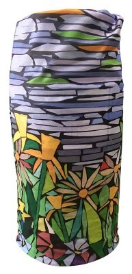 Бандана-бафф багатофункціональна Crow FLORAL MOSAIC One size Multicolor (COMS17W1M)