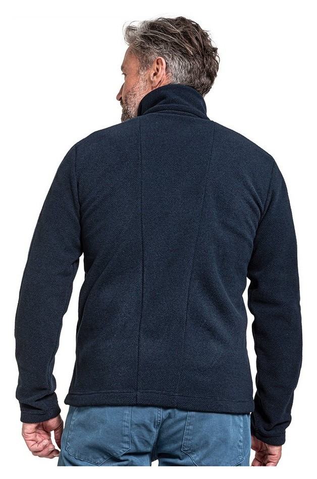 Кофта флісова чоловіча Schoeffel FLEECE JACKET PIZ NAIR M 48 Navy blazer 8820 (10-23383-WRH)