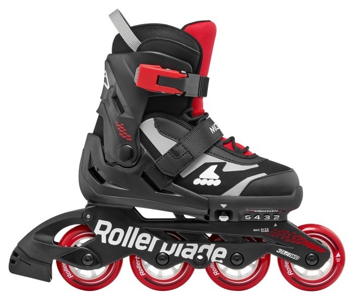 Ролики Rollerblade Microblade black-red