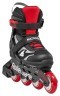 Ролики Rollerblade Microblade black-red Фото - 3
