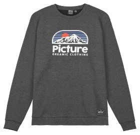 Світшот Picture Organic Authentic dark grey melange
