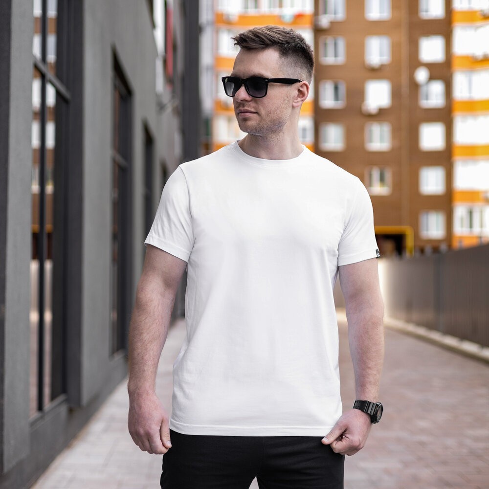 Чоловіча футболка біла Pobedov Peremoga