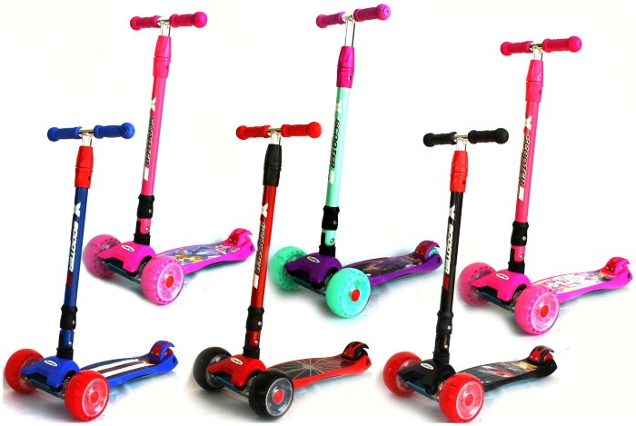 самокат BAVAR SPORT МОД (9036), синій