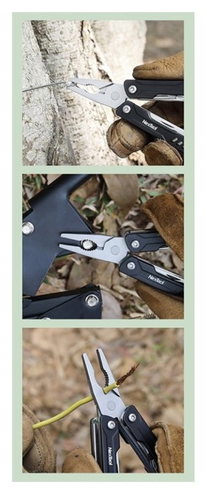 Мультитул NexTool Mini Sailor Pliers S11 чорний