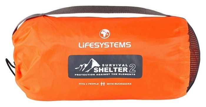 Lifesystems тент Survival Shelter 2 orange