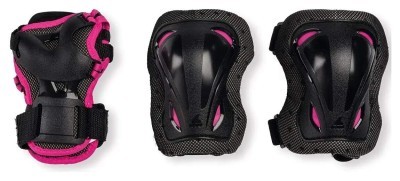 Захист набір Rollerblade Skate Gear Jr black-pink