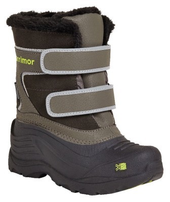 Черевики зимові дитячі Karrimor SNOWFUR STRAP KIDS WEATHERTITE 30 (C11.5) Black sea/green (K820 BSG)