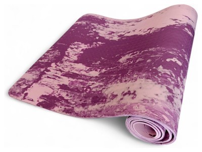 Килимок для йоги «TPE» принт Bavar Sport сиреневий