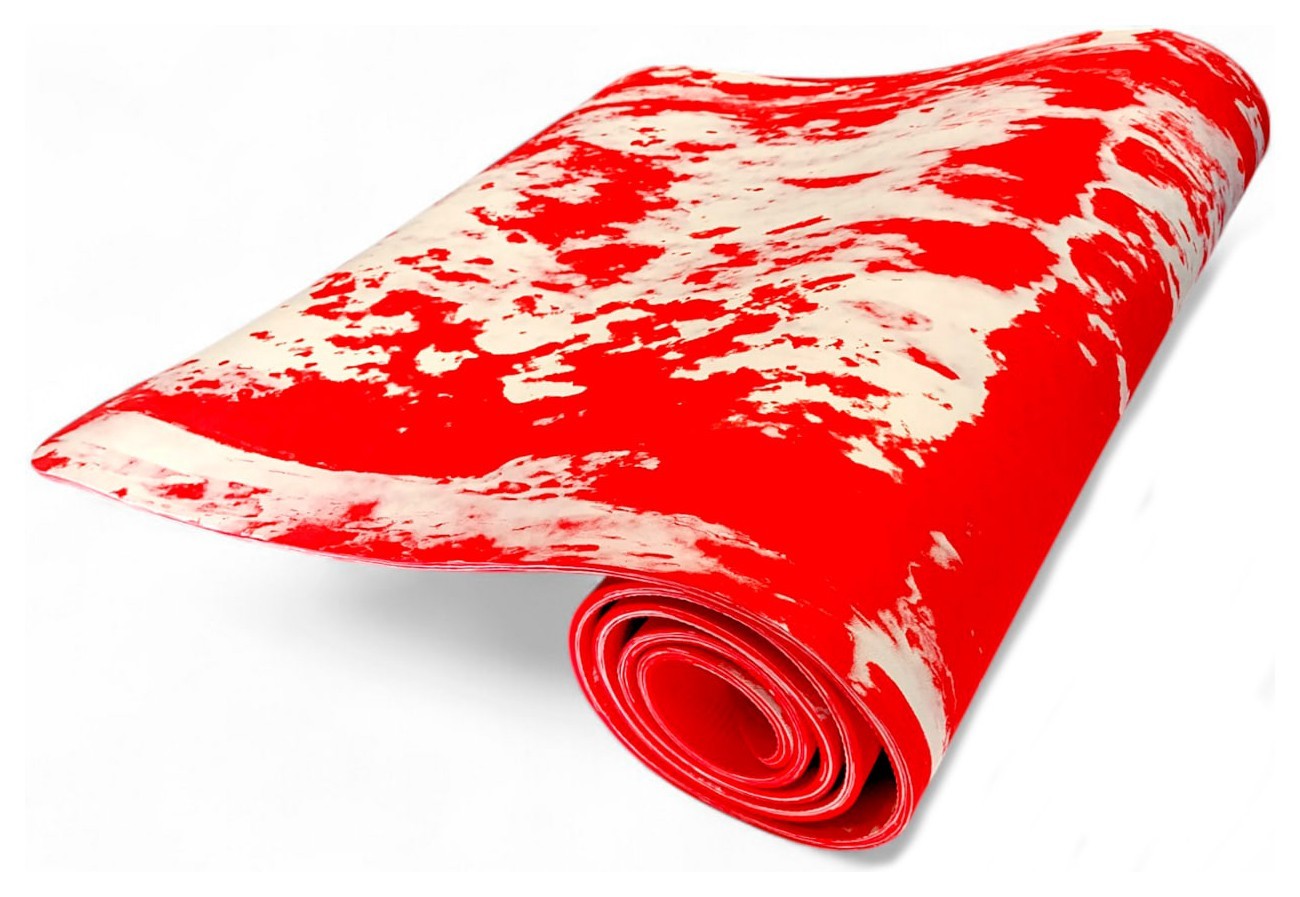 Килимок для йоги «TPE» принт Bavar Sport сиреневий