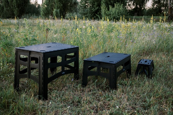 Стіл Tribe Camp Table High пластиковий T-EF-0004-black