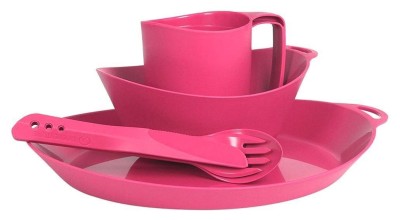 Набір Lifeventure Ellipse Camping Tableware Set pink