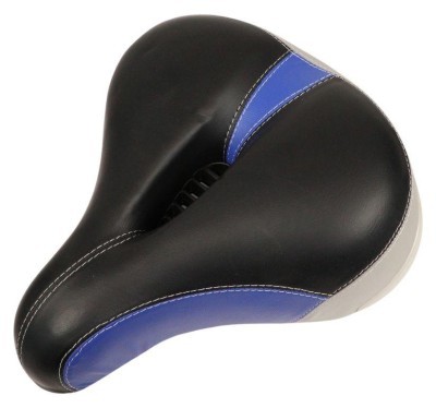 Сідло з замком 260*230 мм AZ-035 чорний з синiм