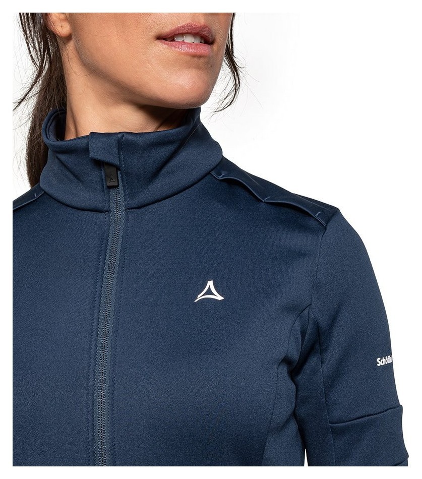 Кофта флісова жіноча Schoeffel FLEECE JACKET GRASSEN L 38 Navy blazer 8820 (10-13111-WRH)