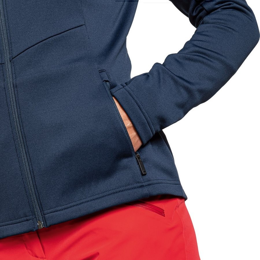 Кофта флісова жіноча Schoeffel FLEECE JACKET GRASSEN L 38 Navy blazer 8820 (10-13111-WRH)