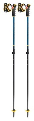 Палиці для гірських лыж Leki SPIFIRE VARIO 3D 110-140см Denim blue/blue/mustard yellow (65067101-WRH)
