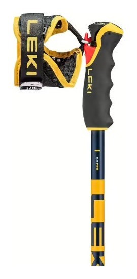 Палиці для гірських лыж Leki SPIFIRE VARIO 3D 110-140см Denim blue/blue/mustard yellow (65067101-WRH)