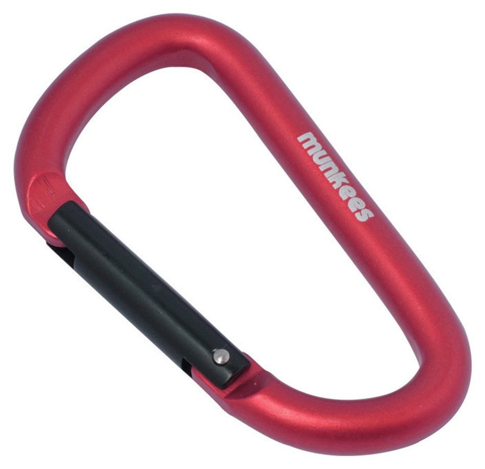 Munkees 3208 карабін D 8 мм x 80 мм red