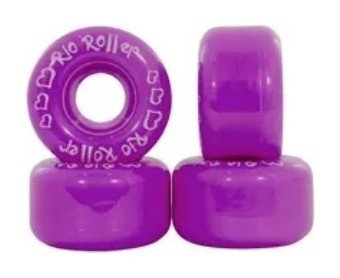 Запасні колеса для роликів у наборі Rio Roller L Purple (RIO504)