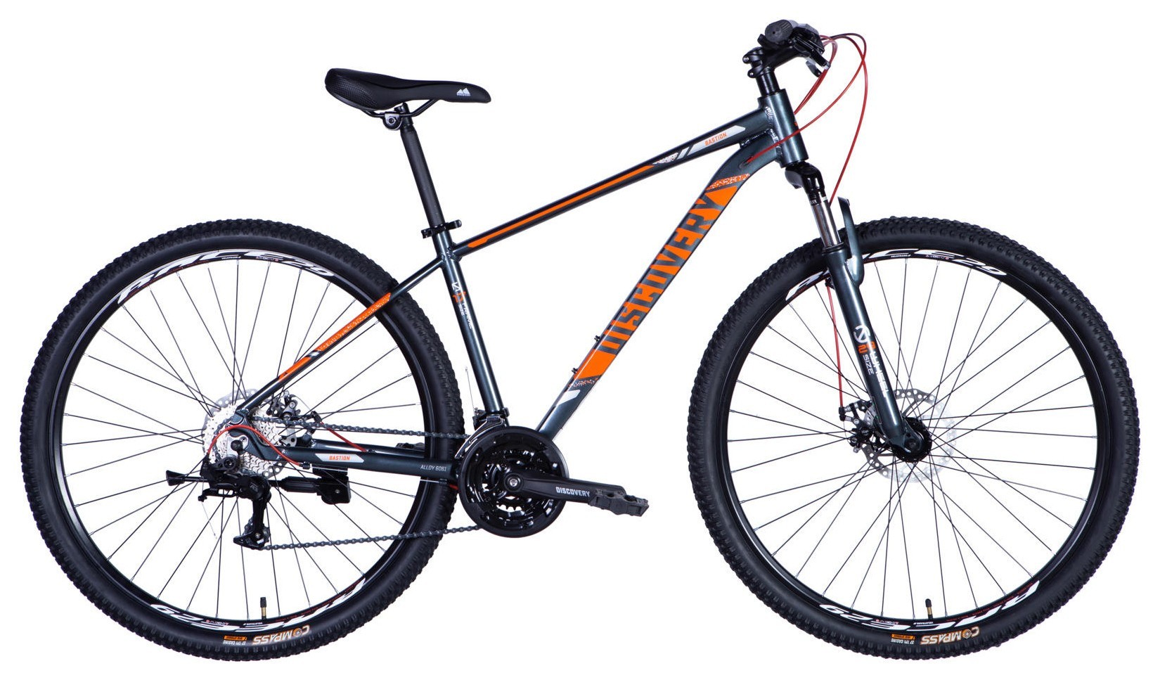 Велосипед AL 29" Discovery BASTION DD CS рама-17" сіро-помаранчевий 2025