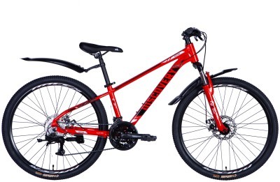 Велосипед AL 26&quot; Discovery BASTION DD CS рама-13&quot; червоно-чорний 2025