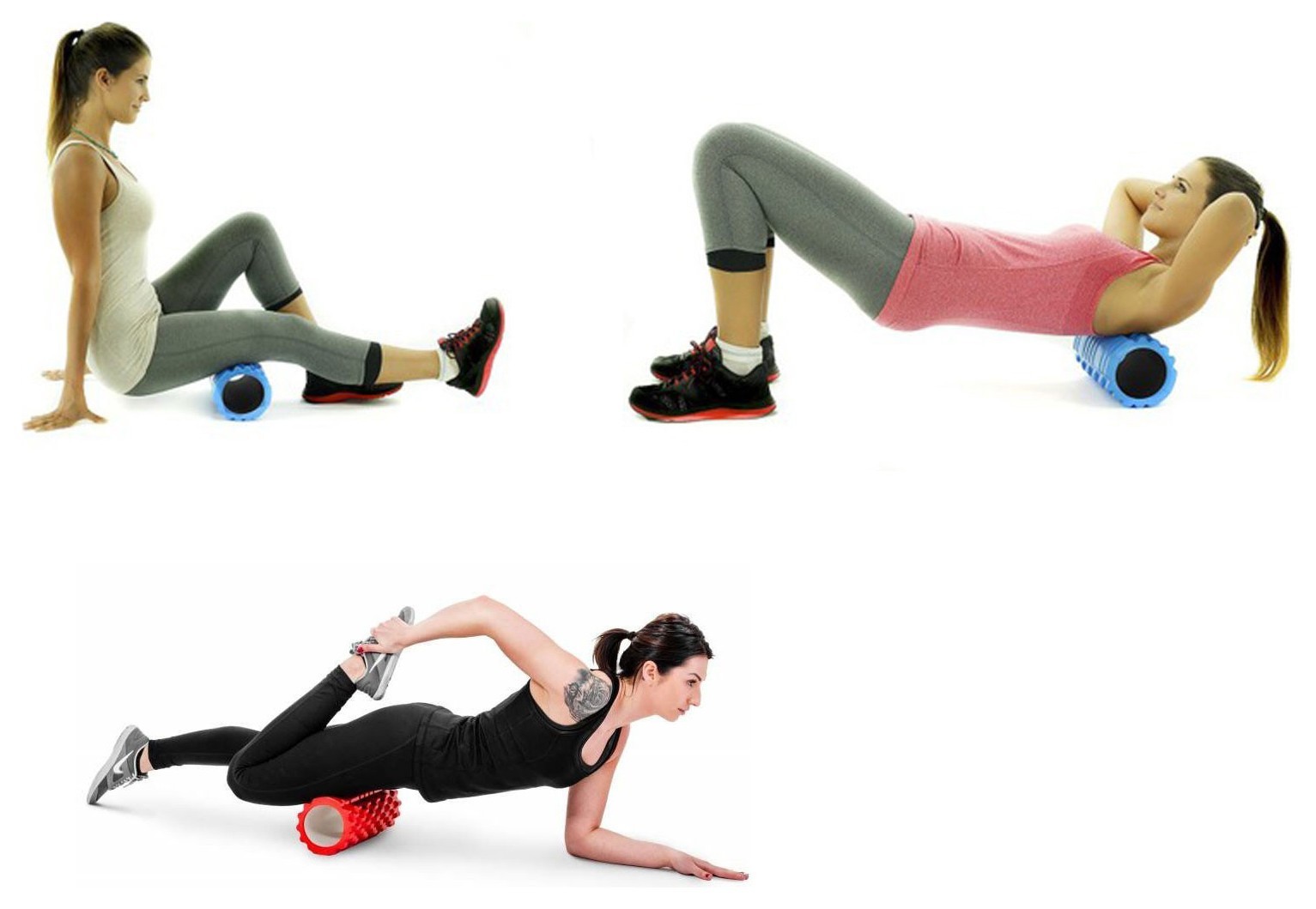 Валик масажний 33см (33см) Bavar Sport