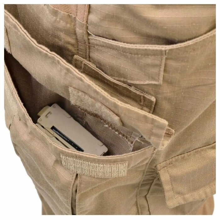 Тактичні штани (штани) з наколінниками Gladio Defcon 5 (поліестер Rip-Stop) Мультикам