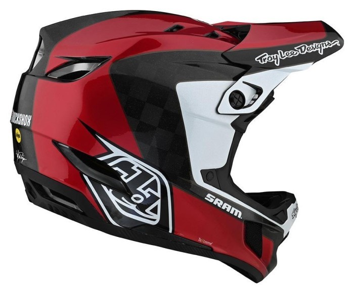 Вело Шолом фуллфейс TLD D4 Carbon, [CORSA SRAM RED] M