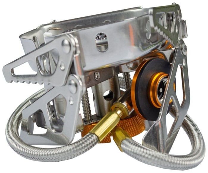 Пальник Tramp зі шлангом, п'єзопідпалом та вітрозахистом UTRG-046