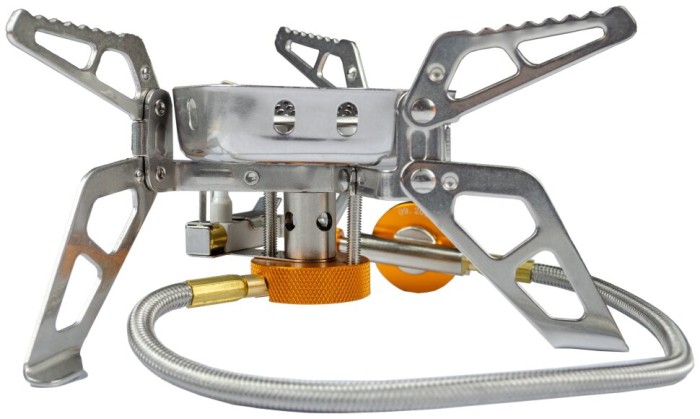 Пальник Tramp зі шлангом, п'єзопідпалом та вітрозахистом UTRG-046