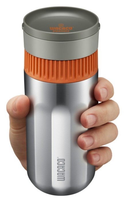 Портативна кавоварка-термокухоль Wacaco Pipamoka, механічна, для меленої кави