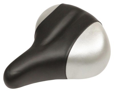 Сідло з замком 265*230 мм AZ-0112 чорний зі сріблястим