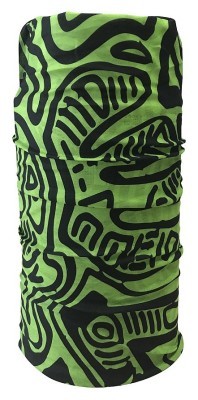 Бандана-бафф багатофункціональна Crow PETROGLYPH One size Green/black (COMS17U1M)