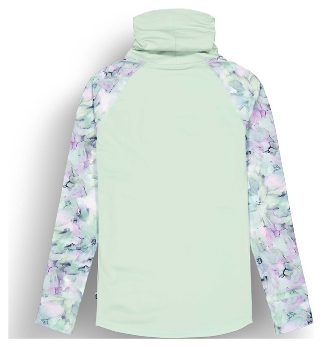 Picture Organic реглан флісовий Pagaya High W blurry water print-silt green L