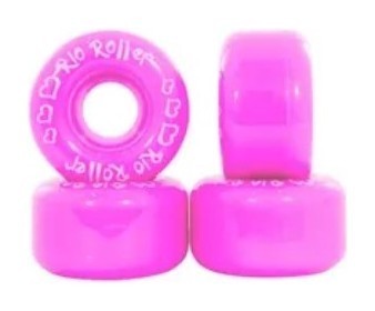 Запасні колеса для роликів у наборі Rio Roller L Pink (RIO504)